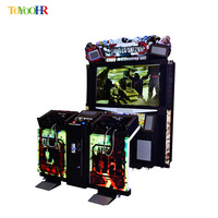 Machine de jeu d'arcade de tir à la carabine LED de 55 pouces, jeux à pièces, simulateur de jeu de tir électronique