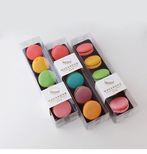 KCCB 2020 Dessert Macaron Box Food Packaging Box Cookie Box Food Packing Luxury Carton PET Plastic White Card Paper Recyclable foodbox