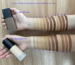 69 Kleuren Crème Foundation Make-Up Private Label Fond De Teint Volledige Dekking Langdurige Waterdichte Matte Vloeibare Foundation