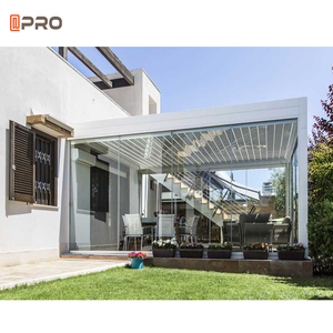 Pérgola de techo de aluminio motorizada personalizada, a prueba de agua, precio - Product Image 4