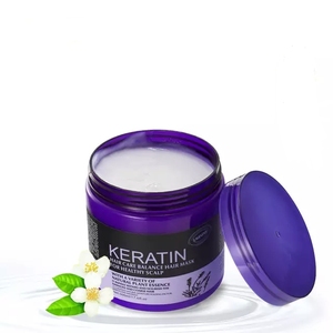 Crème de soin réparatrice nourrissante pour cheveux à l'huile d'argan, à l'essence de noix du Brésil et à la kératine, à la lavande biologique, pour des cheveux doux et soyeux, 1000 ml - Product Image 6