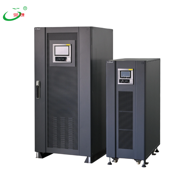Industrial UPS Backup Power Supply 10KVA-80KVA 3 Phase Online with Lead Acid/Lithium Battery 3 Year Warranty 50/60Hz Output