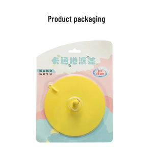 Cartoon Silicone Floor <b>Drain</b> Cover Deodorant <b>Sink</b> Plug Anti-Clogging Bathtub Strainer Hair <b>Stopper</b> Sewer for Kitchen Bathroom - Product Image 4