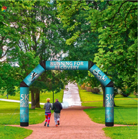 Arche publicitaire gonflable sur mesure, arches de départ et d'arrivée, arche gonflable pour événements et présentations en extérieur