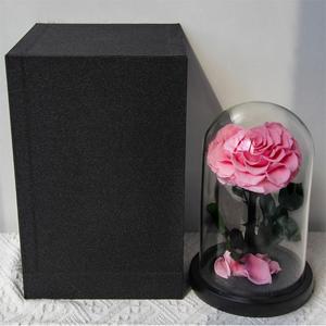 Lovebay Factory Direct Real KonservierteBlumen Long Life Flores naturales Flores estabilizadas Preservadas Eternal Rose Glass Dome - Product Image 1