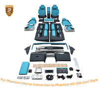Kit complet d'aménagement intérieur en cuir pour Rolls Royce Phantom 6ème et 7ème génération, transformation du style ancien au nouveau, mise à niveau 8ème génération, garnitures intérieures de voiture