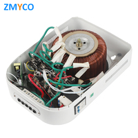 Toute la maison SVC 220v/110v montage mural Servo Type moteur 10000VA régulateur automatique stabilisateur de tension ca prix