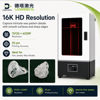 Printer Lilin 3D Presisi Tinggi untuk Pembuatan Perhiasan, Mesin Cetak Lilin 3D untuk Pengecoran Lilin Hilang, Mesin Cetak Lilin Desktop