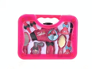 Ensemble <span class=keywords><strong>de</strong></span> <span class=keywords><strong>salon</strong></span> <span class=keywords><strong>de</strong></span> beauté pour filles Kit <span class=keywords><strong>de</strong></span> <span class=keywords><strong>coiffure</strong></span> pour coiffeur Jouets <span class=keywords><strong>de</strong></span> maquillage avec sèche-cheveux Tablier <span class=keywords><strong>de</strong></span> coiffeur - Product Image 3