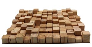 Sần sùi nghệ thuật trang trí tường bằng gỗ âm thanh khuếch tán gỗ âm thanh 2D qrd bảng tường nghệ thuật bằng gỗ - Product Image 2