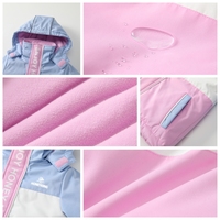 HONEYKING Model 25HKSJ301 Berkualitas Tinggi, Jaket Hoodie Unisex dengan Ritsleting, Tahan Angin, Tahan Air, Bernapas, Hangat, 100% Poliester untuk Musim Dingin dan Aktivitas Luar Ruangan