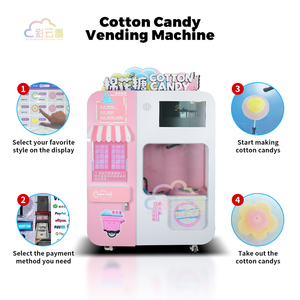 2025 New Commercial Full Automatic <strong>Cotton</strong> <strong>Candy</strong> Vending Machine Self-Service Robot <strong>Sugar</strong> for Business - Product Image 6