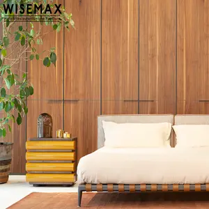 WISEMAX FURNITURE Italie Design Salon Armoire de rangement latérale haute en bois Credenzas Placard latéral en bois massif Armoires de chevet