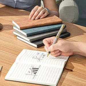 Cuaderno de piel de oveja personalizado para negocios, tapa dura, diario A5, cuaderno de fotografía con tapa dura, cuaderno de trabajo con papel rayado - Product Image 6