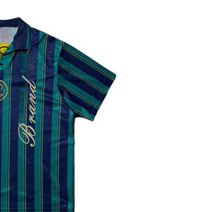 All'ingrosso serie retrò nuova stagione maglie del Club 100% poliestere tessuto stampato <span class=keywords><strong>abbigliamento</strong></span> da calcio con tecniche di taglio automatizzate - Product Image 4