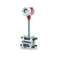 Kaifeng OEM Clamp-On Blower Air Gas Flow Meter Pengukur Aliran Air SS304 4-20mA IP65/IP67 W204 C63 Sambungan Flens 1 Tahun
