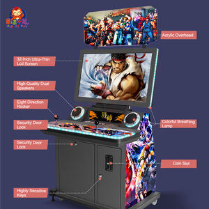 Máquina de juego de habilidad para parque de atracciones, consola de juegos de Arcade Retro que funciona con monedas, máquina de juego de lucha <span class=keywords><strong>Street</strong></span> <span class=keywords><strong>Fighter</strong></span> - Product Image 4