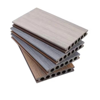 Revêtement de terrasse en composite bois-plastique (WPC) extérieur, moderne, écologique, imperméable, surface texturée, pour hôtels, jardins et bâtiments