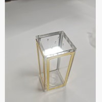 Porte-allumettes en Lucite surélevé pour Shabbos Kodesh, pour l'allumage des bougies de Shabbos, avec couvercle magnétique et tampon d'allumage, boîte à Besamim