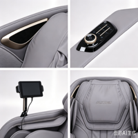 Fauteuil de massage amélioré à double mouvement 4D+3D, corps entier, zéro gravité, chemin SL, chauffage