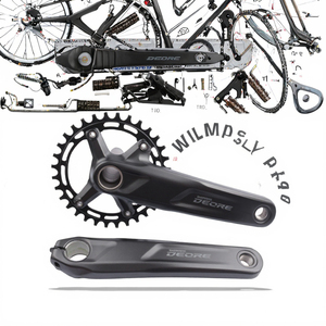 Sắt crankset với chainring lớn cho MTB & BMX xe đạp - Product Image 1