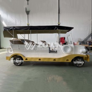 ZOWN Coche Eléctrico Clásico Retro de Turismo de 6 Plazas con Toldo Blando Plegable para Servicio VIP en Villas y Vacaciones - Product Image 2