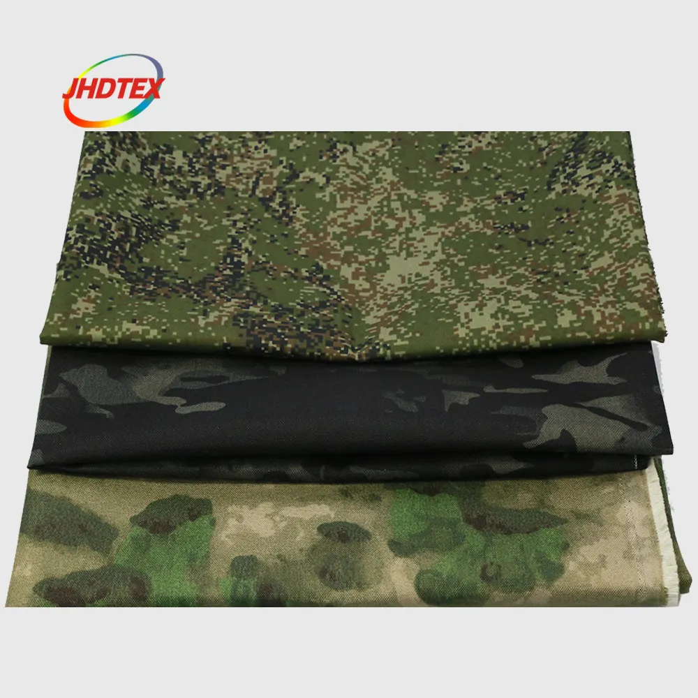 JHDTEX kain nilon 66 kamuflase taktis pohon asli camo grosir multicam 500d 1000d cordura