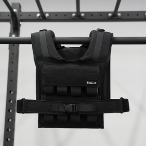 Chaleco con Peso Negro al por Mayor, Chaleco con Peso Ajustable Personalizado de Alta Calidad para Entrenamiento Masculino, 10kg, 12kg, 16kg, 20kg, 30kg - Product Image 3