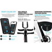Vélo de route TWITTER en fibre de carbone léger à 24 vitesses avec freins à disque et pédales ordinaires pour les courses de contre-la-montre et de triathlon sur gravier