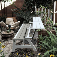 Explorer Moderne Léger Intégré En Plein Air Pliant Roll-Up Table Chaise Ensemble Équipement De Pique-Nique Portable pour Cour Villa