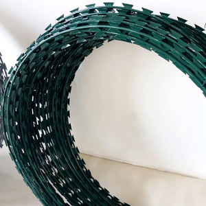 Alambre de púas espiral de acero galvanizado BTO22, tamaño de rollo personalizado para venta al por mayor - Product Image 1