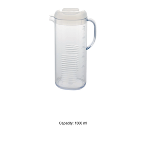 Coralia Polycarbonate Carafe 1.3 L Graduated Cristal Ilsa with Lid - Product Image 3