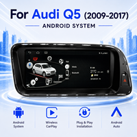 Système multimédia automobile Android 8,8 pouces avec CarPlay sans fil et Android Auto pour Audi Q5 8R 2009-2017, écran tactile IPS, lecteur DVD de voiture
