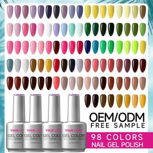 เจลสีทาเล็บ 15 มล. 98 สี ลดราคาพิเศษ แจกตัวอย่างฟรี ลอกออกได้ บริการรับผลิตแบรนด์ส่วนตัว (OEM) ปราศจากสาร HEMA และ TPO สำหรับร้านทำเล็บ - Product Image 1