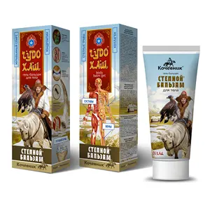 Erbal gel "Nomad. Teppe-Bálsamo herbal con condroitina y cola de caballo, efecto nutritivo y alivio del dolor para los pies