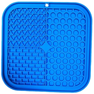 <span class=keywords><strong>Anti</strong></span> dérapant étanche silicone petit bol d'alimentation pour animaux de compagnie tapis d'alimentation chien chat <span class=keywords><strong>ennui</strong></span> anxiété réducteur tapis avec ventouses - Product Image 5