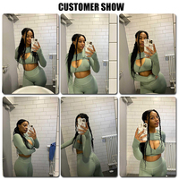 WAISTDEAR - Comfortable and Breathable Yoga Pants Suit for Women