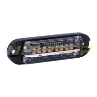 Feux de signalisation d'urgence à LED haute luminosité 12V 24V, feux stroboscopiques à LED pour montage en surface de voiture, feux stroboscopiques à LED pour calandre, SAE R65 CE IP67