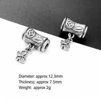 Accessoires de mode rétro DIY, pour chaque examen, avec pièces de monnaie en cuivre à gagner à tout prix, perles en forme de demi-tuyau, perles en forme de baril