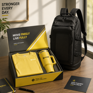 Set de Regalo Deportivo con Mochila, Camiseta, Gorra, Paraguas y Accesorios Personalizados para un Estilo de Vida Activo - Product Image 3