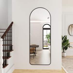 2025 Trending Custom Aluminum <b>Frame</b> Full-Length Wall Hanging Leaning Body <b>Mirror</b> Stand Living Room Furniture - Product Image 3