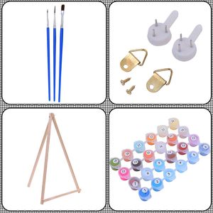 Tự làm người lớn sơn bằng số quà tặng ngày củ<span class=keywords><strong>a</strong></span> mẹ bao gồm khung vải và giá vẽ bằng gỗ quà tặng ngày củ<span class=keywords><strong>a</strong></span> mẹ - Product Image 3