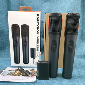 ไมโครโฟนไร้สายแบบชาร์จไฟได้, ไมโครโฟนพิเศษแบบพกพา UHF สำหรับ <span class=keywords><strong>Jbl</strong></span> 2ND partybox กลางแจ้งงานปาร์ตี้ในร่ม - Product Image 1