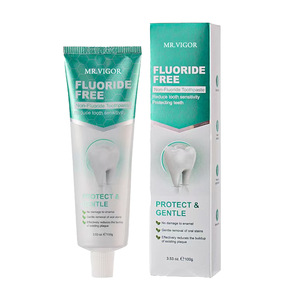 Dentifrice sans fluorure <span class=keywords><strong>MR</strong></span>.VIGOR, réduit la sensibilité, protège l'émail, nettoyage en douceur, élimine la mauvaise haleine, éclaircit les dents, 100g - Product Image 6
