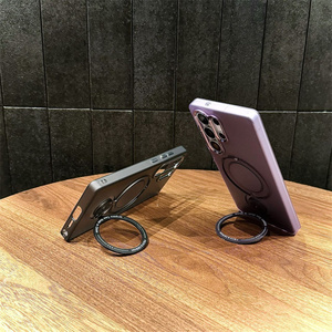 Nueva <span class=keywords><strong>Funda</strong></span> Magnética de Alta Calidad <span class=keywords><strong>para</strong></span> Teléfono Android con Anillo de Soporte de 360 Grados y Acabado Mate de 7.3 Pulgadas <span class=keywords><strong>para</strong></span> <span class=keywords><strong>Samsung</strong></span> S25 S24 S23 <span class=keywords><strong>S22</strong></span> S21 <span class=keywords><strong>Ultra</strong></span> Plus Edge - Product Image 4