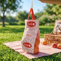 Herbruikbare plastic gaasnetzakken, ademende zak voor fruit, groenten en sinaasappels, supermarktverpakking, opbergzak
