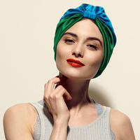 Pabrik Langsung 100% Topi Sutra Murbei Topi Malam Topi Sutra Bermotif Kustom untuk Wanita