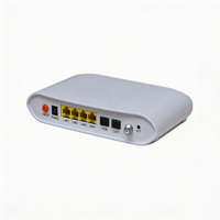 Equipo de Red Óptica FTTH, Módem Terminal Óptico ONU GEPON GPON EPON con Puerto Dual PON, 4FE+WiFi+CATV, SFP