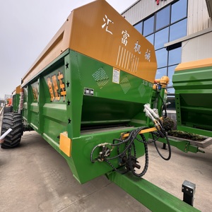 Spandiconcime Huifu da 10 Metri Cubi con Doppia Coclea Verticale per Fertilizzante Organico, per Letame Secco e Umido, 150 HP, Larghezza di Spargimento 6-20m - Product Image 3