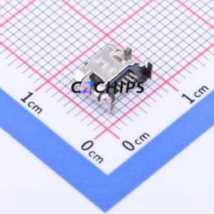 USB-MR-D-033 USB Connector SMD Connector ( Connector Type: Micro-B )( Gender: Female )( Mounting Type: Horizontal Mount ) - Product Image 2